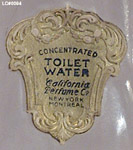 California Perfume Company White Lilac - Detail of label
