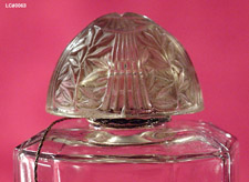 Detail of Glass Stopper for Coty's La Fougeraie au Crepuscule perfume.