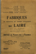 De Laire 1927 Catalog